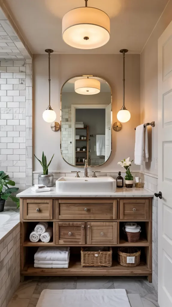 35 Small Bathroom Ideas to Maximize Style, Function, and Space