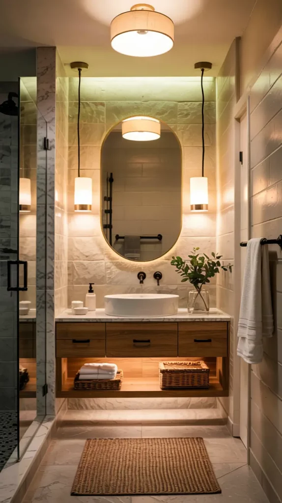 35 Small Bathroom Ideas to Maximize Style, Function, and Space