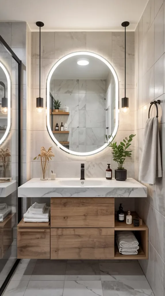 35 Small Bathroom Ideas to Maximize Style, Function, and Space
