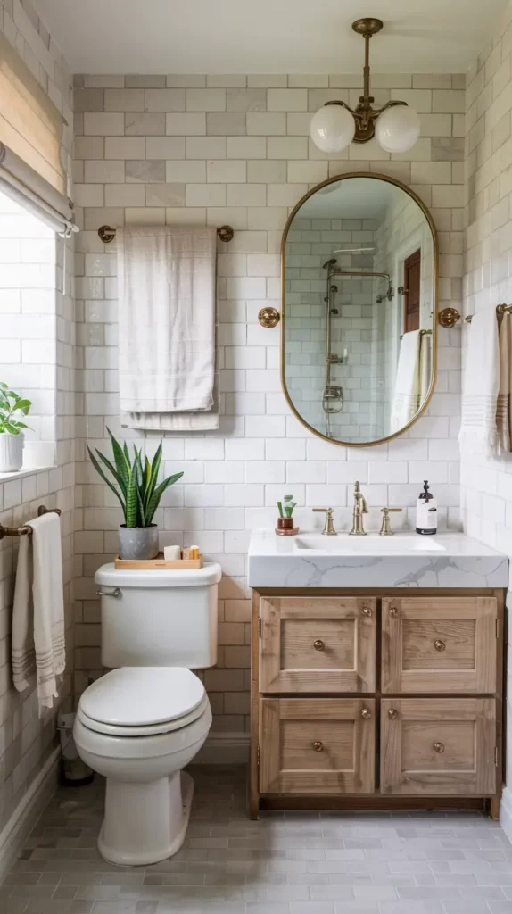 35 Small Bathroom Ideas to Maximize Style, Function, and Space