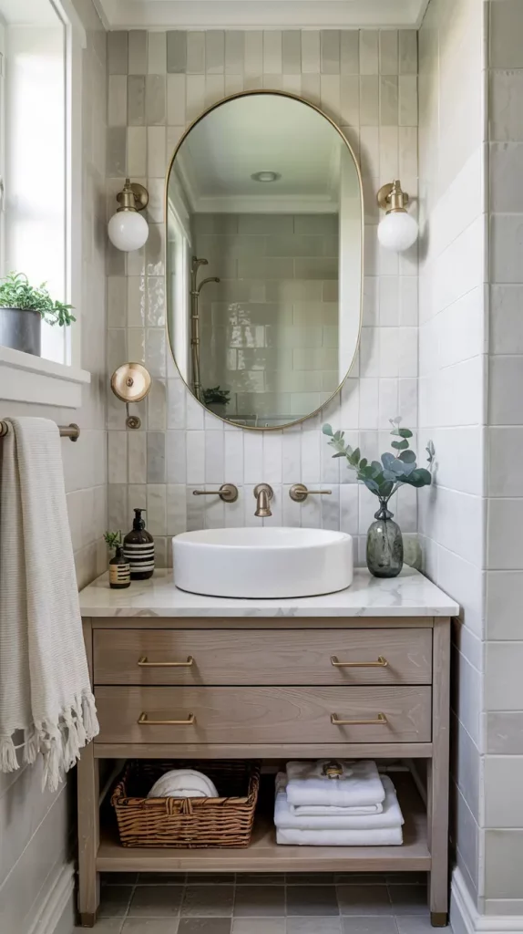 35 Small Bathroom Ideas to Maximize Style, Function, and Space