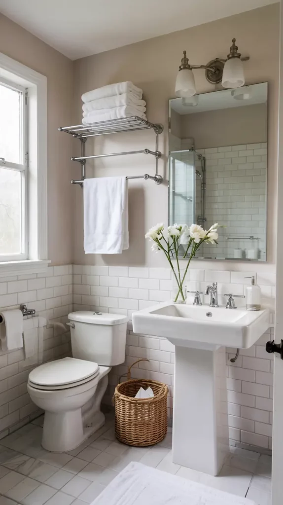 35 Small Bathroom Ideas to Maximize Style, Function, and Space