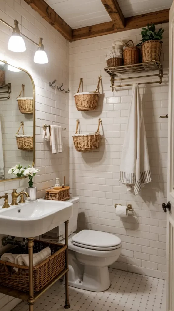 35 Small Bathroom Ideas to Maximize Style, Function, and Space