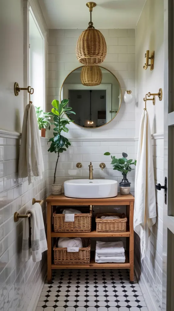 35 Small Bathroom Ideas to Maximize Style, Function, and Space