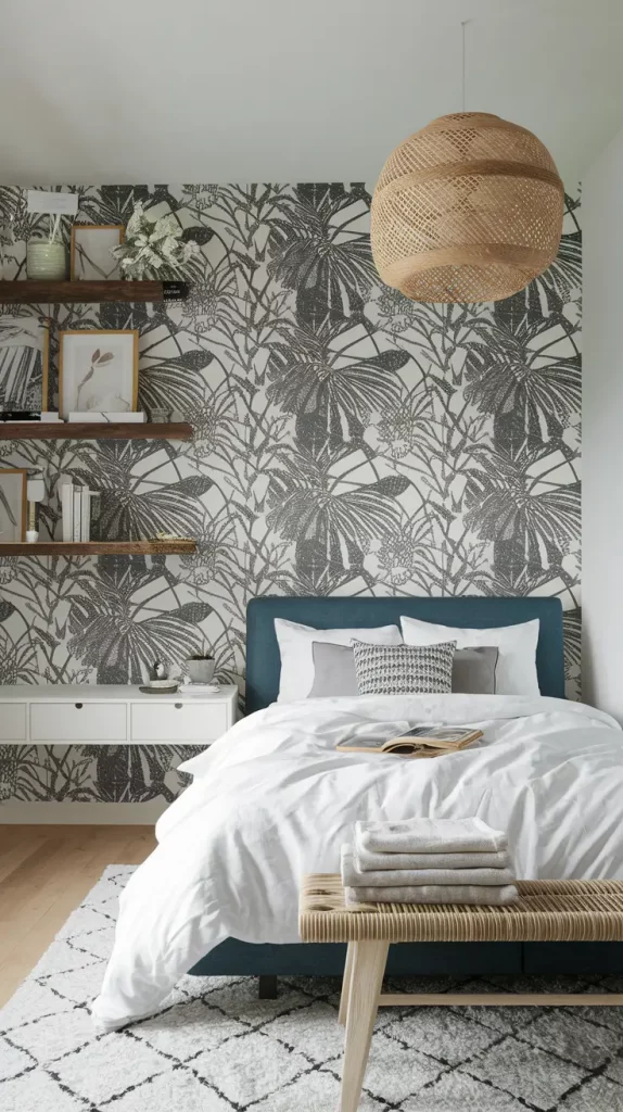 Wallpaper for Bedroom Ideas: 30 Elegant, Modern, and Textured Looks to Transform Your Space