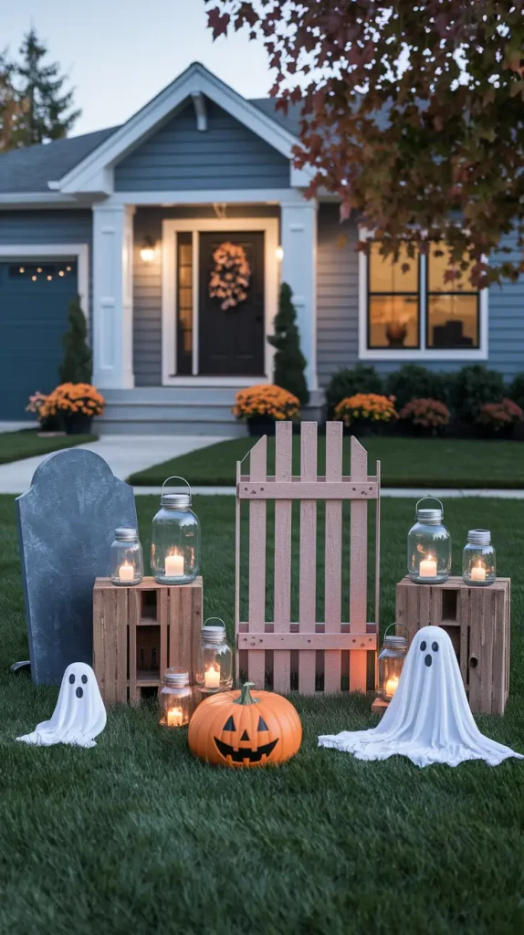 Halloween Outdoor Decorations 2025: 32 Trendy DIY Ideas For Yards, Porches & More