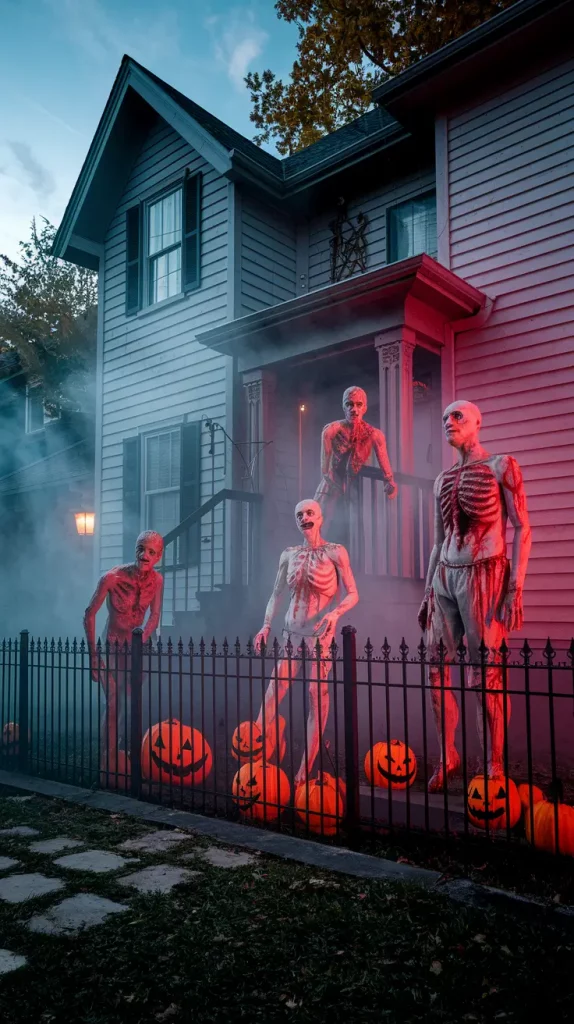 Halloween Outdoor Decorations 2025: 32 Trendy DIY Ideas For Yards, Porches & More