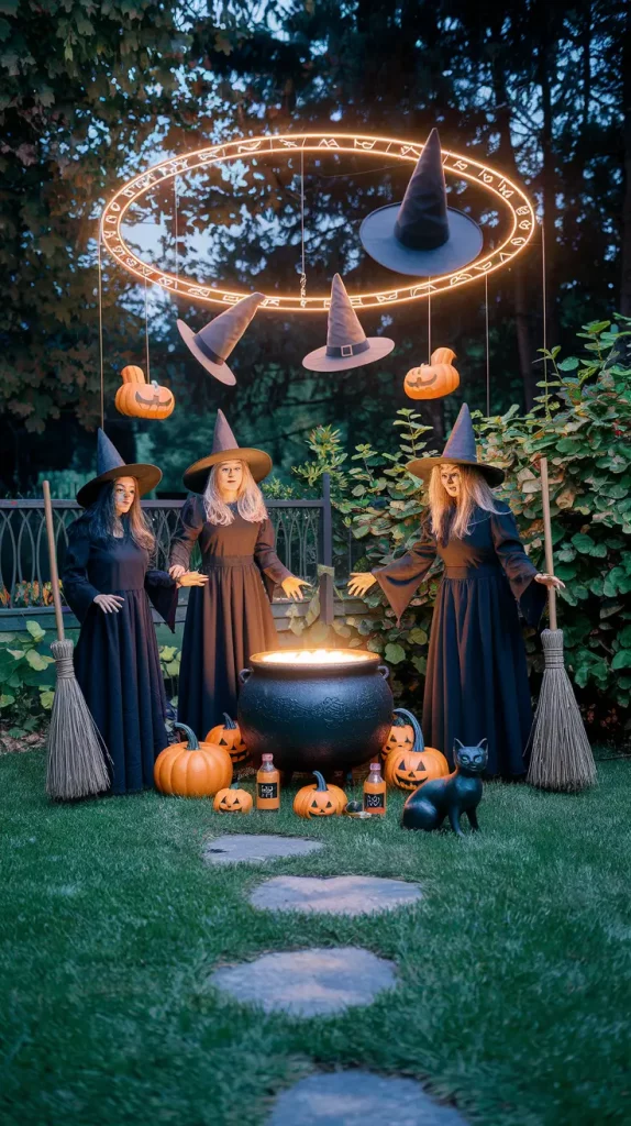 Halloween Outdoor Decorations 2025: 32 Trendy DIY Ideas For Yards, Porches & More