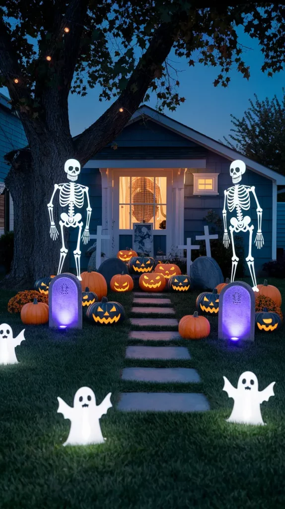 Halloween Outdoor Decorations 2025: 32 Trendy DIY Ideas For Yards, Porches & More