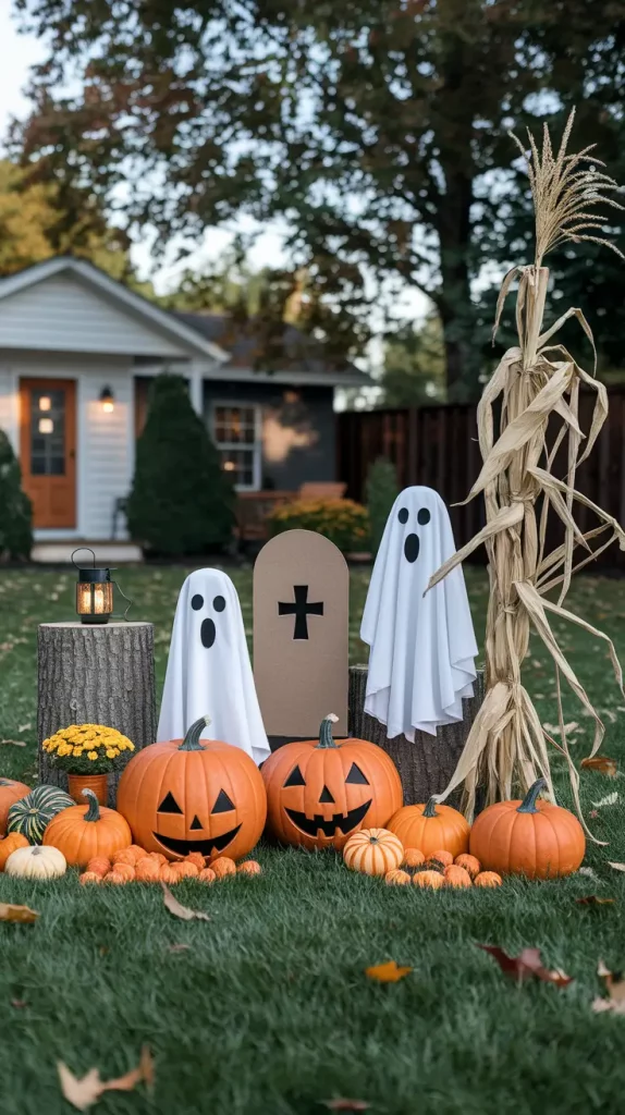 Halloween Outdoor Decorations 2025: 32 Trendy DIY Ideas For Yards, Porches & More
