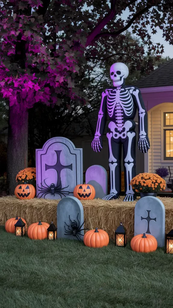 Halloween Outdoor Decorations 2025: 32 Trendy DIY Ideas For Yards, Porches & More