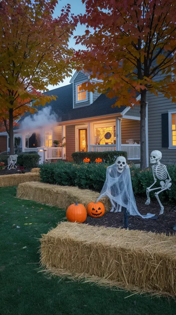Halloween Outdoor Decorations 2025: 32 Trendy DIY Ideas For Yards, Porches & More