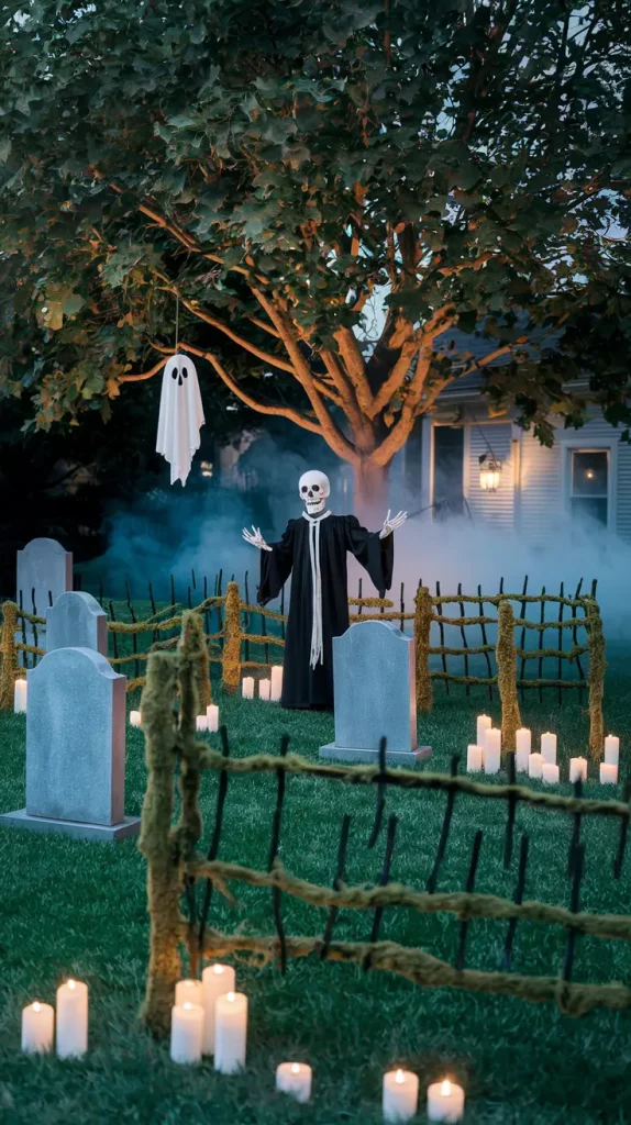 Halloween Outdoor Decorations 2025: 32 Trendy DIY Ideas For Yards, Porches & More