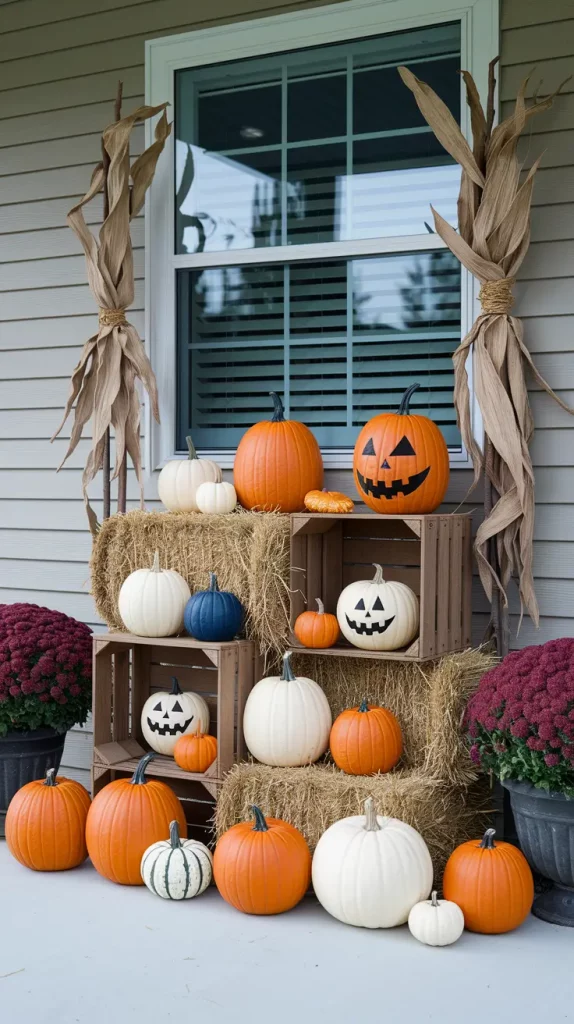 Halloween Outdoor Decorations 2025: 32 Trendy DIY Ideas For Yards, Porches & More