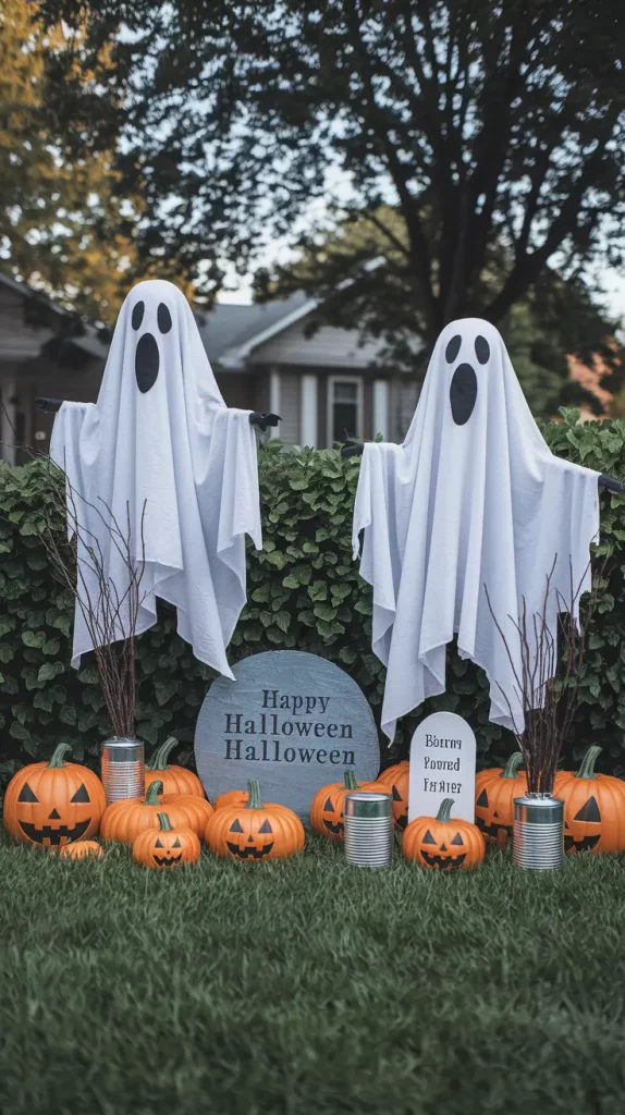 Halloween Outdoor Decorations 2025: 32 Trendy DIY Ideas For Yards, Porches & More