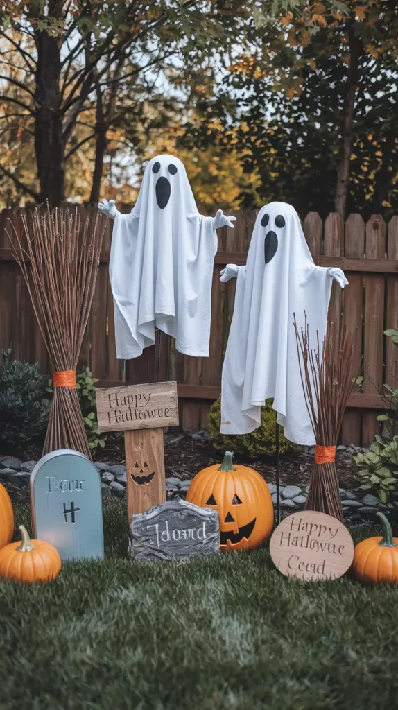Halloween Outdoor Decorations 2025: 32 Trendy DIY Ideas For Yards, Porches & More