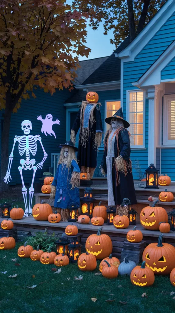 Halloween Outdoor Decorations 2025: 32 Trendy DIY Ideas For Yards, Porches & More