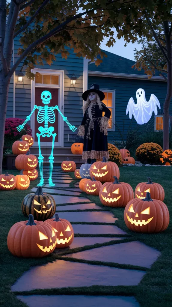 Halloween Outdoor Decorations 2025: 32 Trendy DIY Ideas For Yards, Porches & More