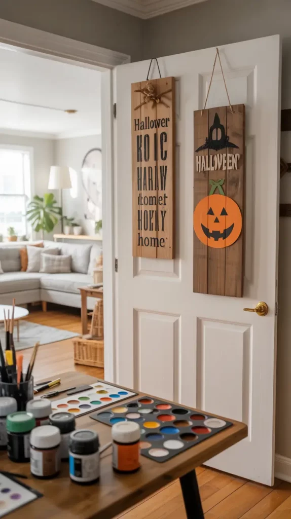 Halloween Door Hangers Ideas 2025: 28 Creative Styles From Rustic Wooden To Spooky DIY Designs