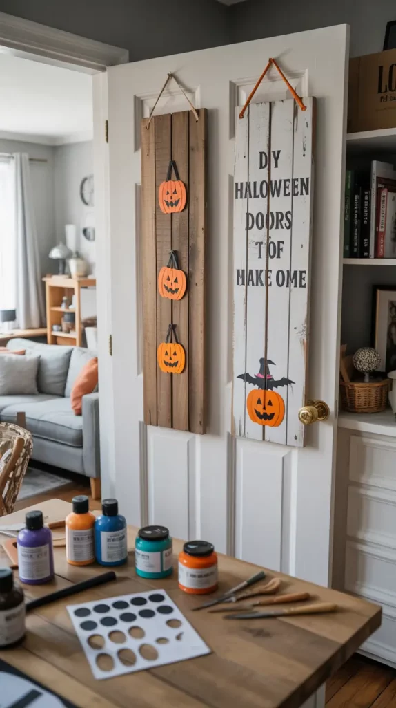 Halloween Door Hangers Ideas 2025: 28 Creative Styles From Rustic Wooden To Spooky DIY Designs