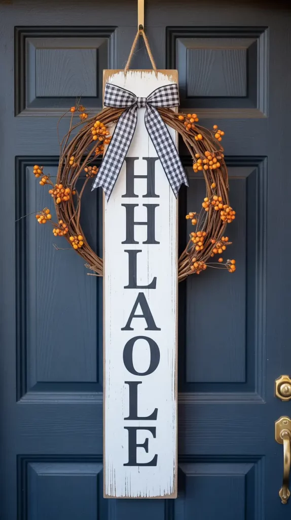 Halloween Door Hangers Ideas 2025: 28 Creative Styles From Rustic Wooden To Spooky DIY Designs
