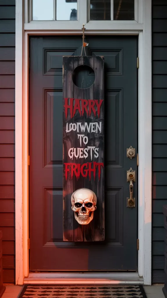 Halloween Door Hangers Ideas 2025: 28 Creative Styles From Rustic Wooden To Spooky DIY Designs