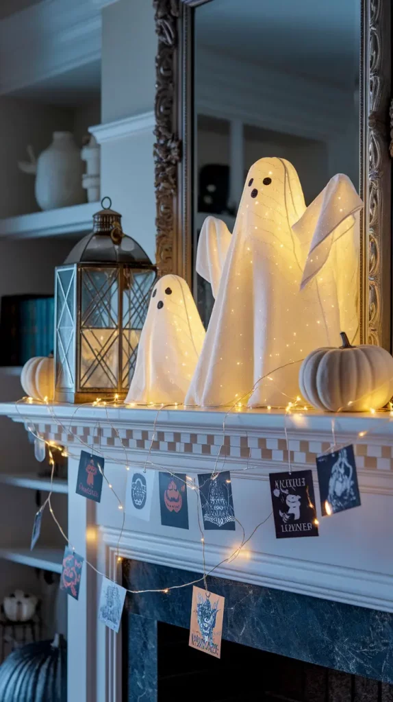 30 Stunning Halloween Fireplace Decor Ideas 2025 for a Spooky-Chic Home