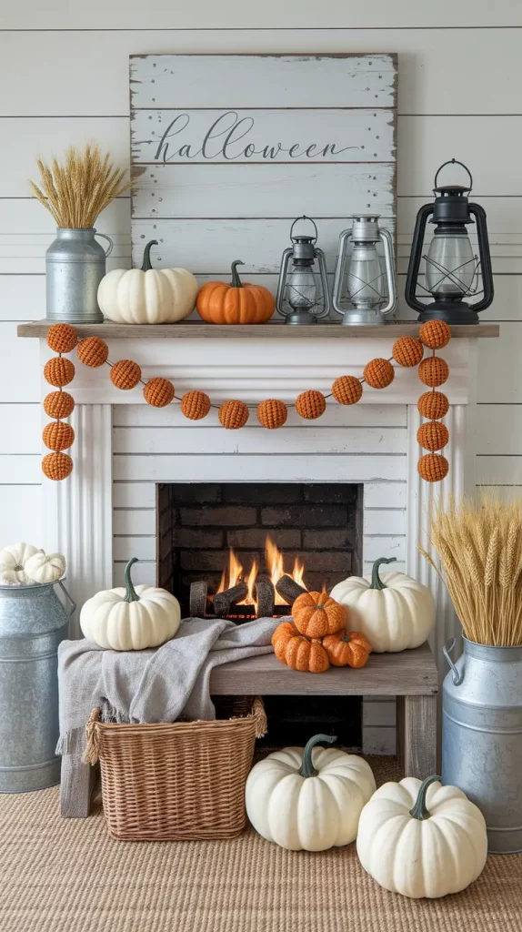 30 Stunning Halloween Fireplace Decor Ideas 2025 for a Spooky-Chic Home