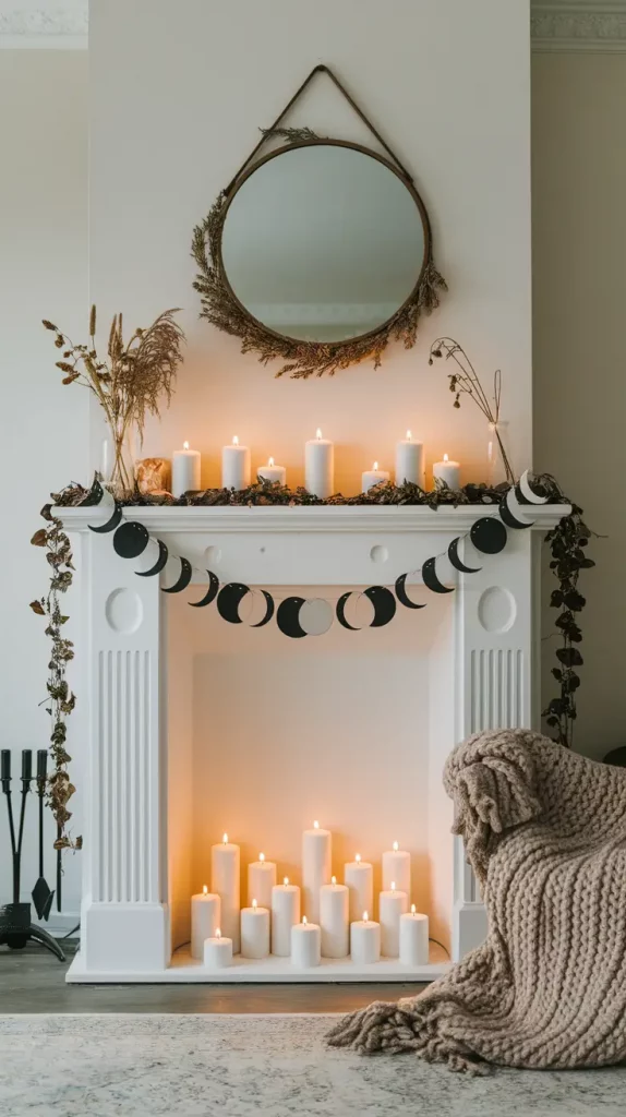 30 Stunning Halloween Fireplace Decor Ideas 2025 for a Spooky-Chic Home