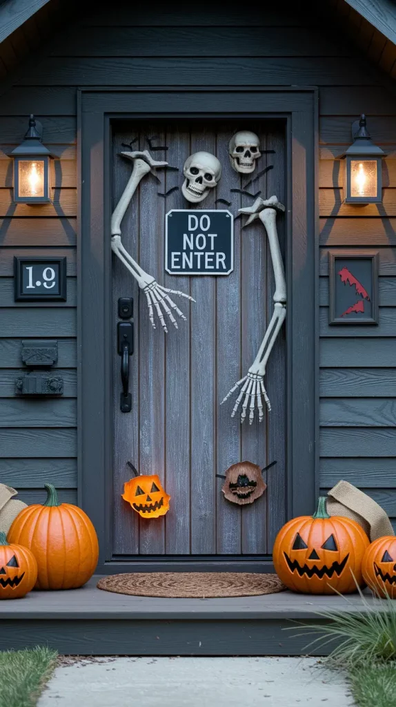 Scary Halloween Door Decorations 2025: 28 Spooky And Creative Ideas