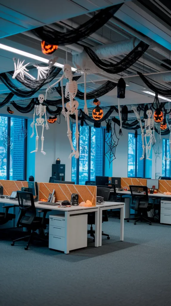 Scary Halloween Office Decorations 2025: 28 Realistic Ideas to Transform Your Workplace
