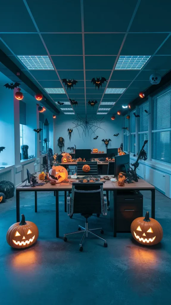 Scary Halloween Office Decorations 2025: 28 Realistic Ideas to Transform Your Workplace