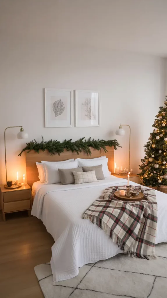 Christmas Bedroom Decor Ideas 2025: Cozy, Aesthetic & Modern Holiday Inspirations