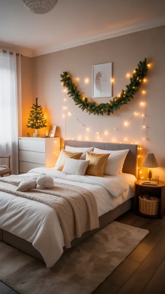 Christmas Bedroom Decor Ideas 2025: Cozy, Aesthetic & Modern Holiday Inspirations