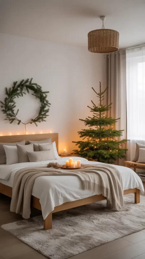 Christmas Bedroom Decor Ideas 2025: Cozy, Aesthetic & Modern Holiday Inspirations
