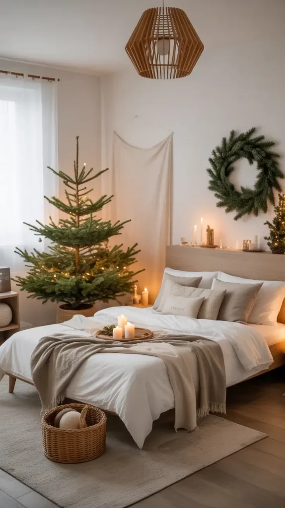Christmas Bedroom Decor Ideas 2025: Cozy, Aesthetic & Modern Holiday Inspirations