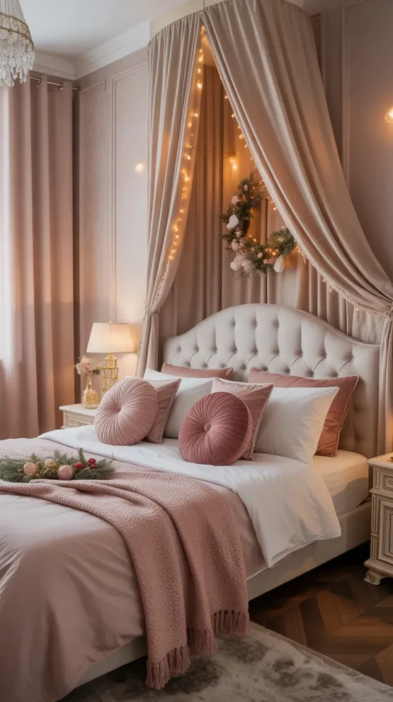 Christmas Bedroom Decor Ideas 2025: Cozy, Aesthetic & Modern Holiday Inspirations