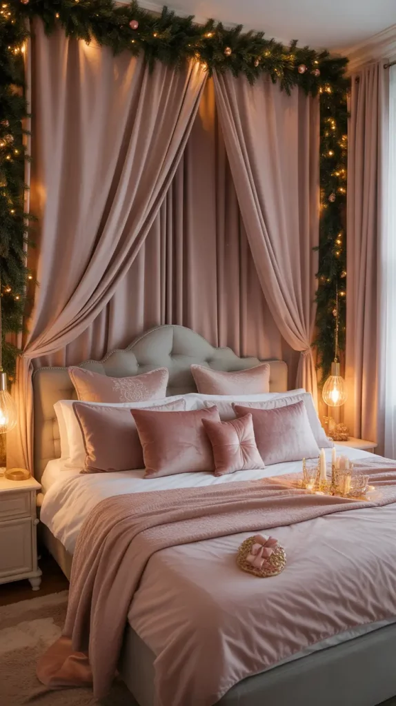 Christmas Bedroom Decor Ideas 2025: Cozy, Aesthetic & Modern Holiday Inspirations