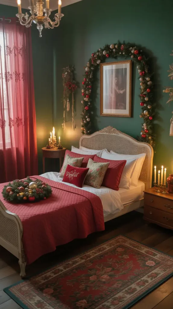 Christmas Bedroom Decor Ideas 2025: Cozy, Aesthetic & Modern Holiday Inspirations
