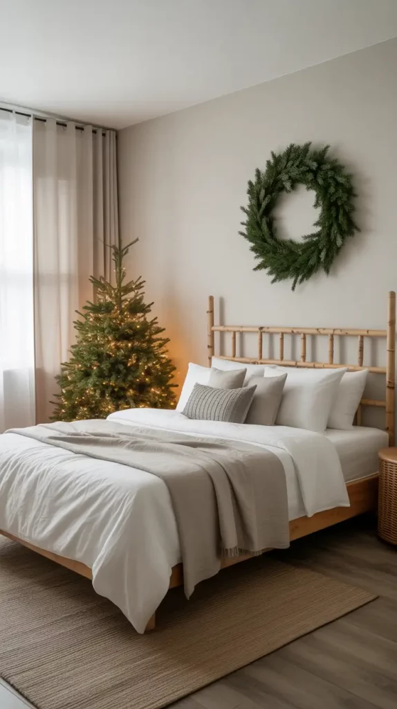 Christmas Bedroom Decor Ideas 2025: Cozy, Aesthetic & Modern Holiday Inspirations