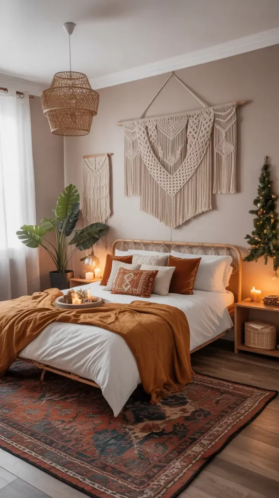 Christmas Bedroom Decor Ideas 2025: Cozy, Aesthetic & Modern Holiday Inspirations