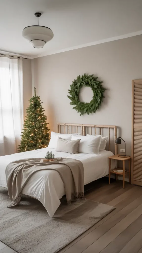 Christmas Bedroom Decor Ideas 2025: Cozy, Aesthetic & Modern Holiday Inspirations