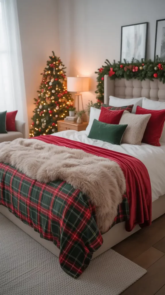 Christmas Bedroom Decor Ideas 2025: Cozy, Aesthetic & Modern Holiday Inspirations