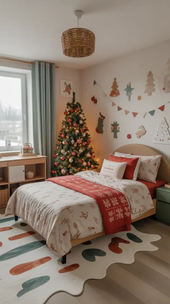 Christmas Bedroom Decor Ideas 2025: Cozy, Aesthetic & Modern Holiday Inspirations
