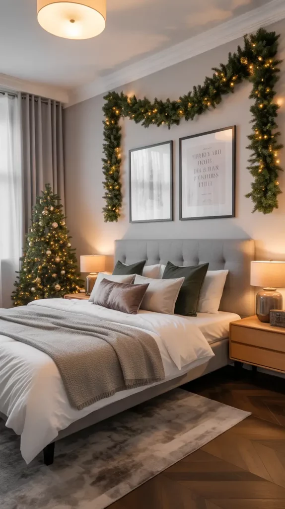Christmas Bedroom Decor Ideas 2025: Cozy, Aesthetic & Modern Holiday Inspirations