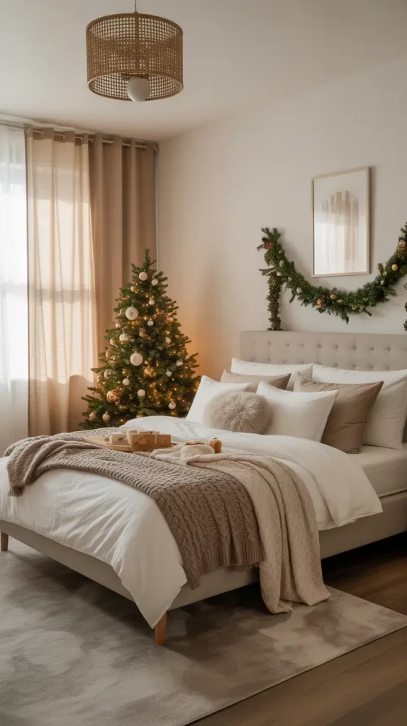 Christmas Bedroom Decor Ideas 2025: Cozy, Aesthetic & Modern Holiday Inspirations