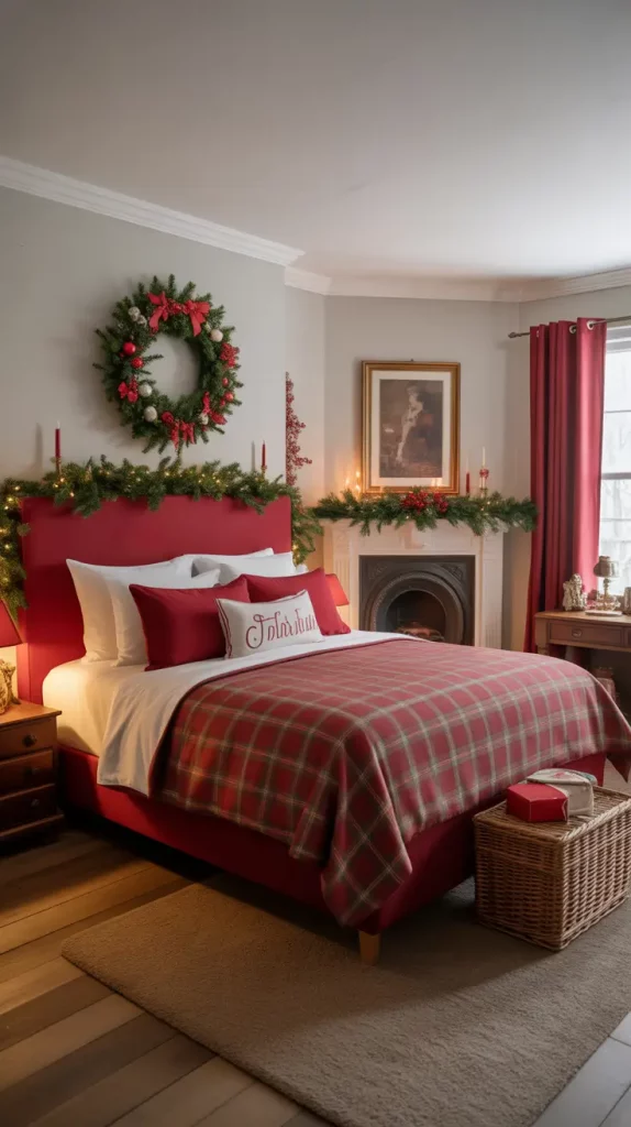 Christmas Bedroom Decor Ideas 2025: Cozy, Aesthetic & Modern Holiday Inspirations