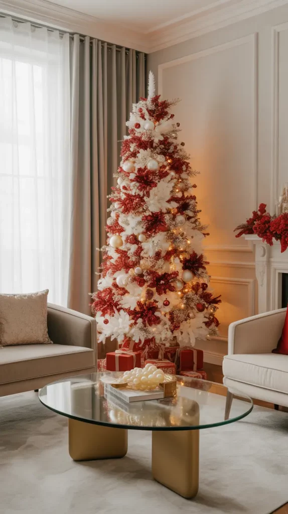 Red And White Christmas Tree 2025: Elegant Ideas, Decor, And Styling Trends For A Magical Holiday Home