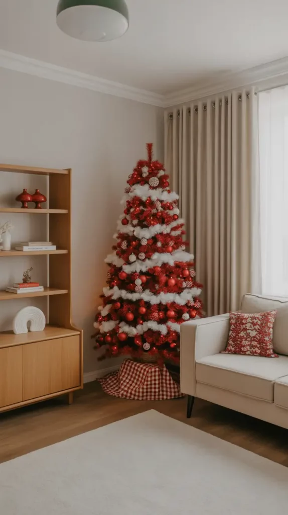 Red And White Christmas Tree 2025: Elegant Ideas, Decor, And Styling Trends For A Magical Holiday Home