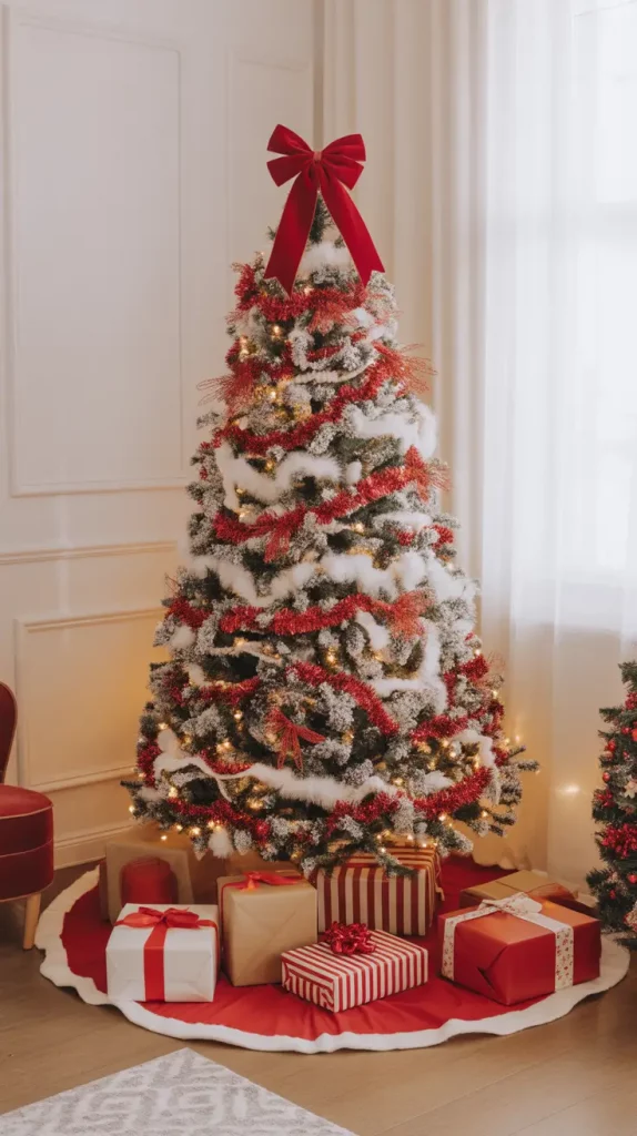 Red And White Christmas Tree 2025: Elegant Ideas, Decor, And Styling Trends For A Magical Holiday Home